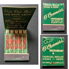 Feature Matchbook O'Connors Restaurant Albany NY picture