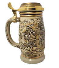 Avon Vintage 148719 Beer Stein American Gold Rush Edition Handcraft Brazil 1987 picture