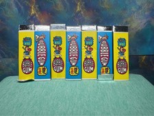 1992 Topps Kids Baseball Bubble Gum 7 Stick Lot Blue Yellow Original Unopened picture