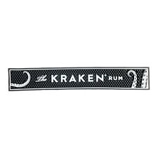 *NEW* The Kraken Rum Bar Pour Spill Rail Mat Black 21