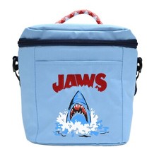 Universal Studios Jaws 50 Anniversary 6 Can Soft Cooler Blue Shark Insulated New picture