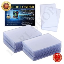 Altecs Side Loader Card Holders 400 Pack, PVC Trading Card Toploaders NEW picture