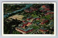 Minneapolis MN-Minnesota, Aerial University of Minnesota, Vintage Postcard picture