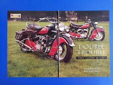 1948 Indian Chief Twin Motorcycles - Original 5 Page Article  picture
