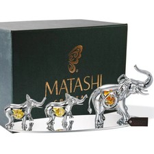 Matashi Family Of Elephants SILVER GREAT GIFT picture