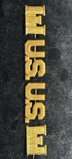 PAIR U.S.M1902 FULL SET ENGINEERS COLLAR INSIGNIA SPANISH AMERICAN WAR-ORIGINAL. picture