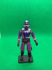 Vintage Hasbro G.I. Joe 1987 Techno-Viper Cobra v1 3.75 Purple Figure File Card picture