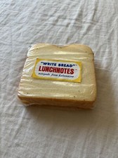 Vintage 1984 Kalamazoo Write Bread Lunchnotes Sponge Notes Paper Novelty picture