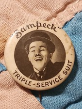 rare 1920's CHARLIE CHAPLIN Sampeck Triple Suit 1.25
