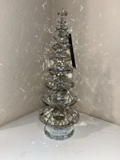 Nwt TALL TAHARI HOME CRYSTAL 13” 8 TIER CHRISTMAS TREE HOLIDAY DECOR picture