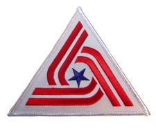 ALIEN Movie Triangle US Tricentennial Flag 3.25 inch Embroidered Iron on Patch picture