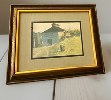 Vintage Frank M Hamilton Milon’s Hop Kiln Framed Lithograph Print Academy Arts picture