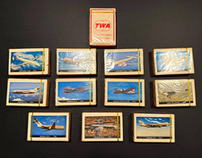 TWA Vintage Pre-1970 Transportation Collector's Series Playing Cards Lot picture