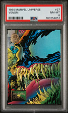 Fleer 1994 Marvel Universe Venom #27 PSA 8 NM-MT Non-Sport Trading Card picture