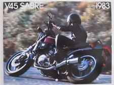 HONDA motorcycle brochure V 45 SABRE Uncirculated high quality color photos 1983 picture