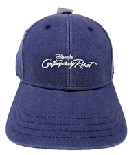 Disney Parks Disney's Contemporary Resort Monorail Baseball Cap Blue Hat New picture