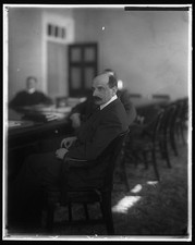Photo:Hon. Paul Warburg Portrait Seated in Office picture