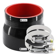 Silicone Reducer Coupler Hose ID 3 3-1/2 inch Intake Exhaust Turbo Pipe 5mm 3
