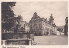 1946 Postcard German Empire Gotha Schellenbrunnen City Hall Cityscape Panorama picture