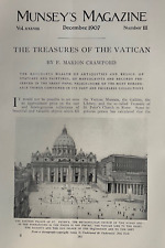 1907 Treasures of the Vatican Illustrated picture