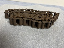 ANTIQUE 1890'S CIRCA 48 LINK 1 PITCH 5/8 BICYCLE BLOCK CHAIN picture
