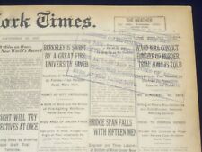 1923 SEP 18 NEW YORK TIMES - NEWSPAPER PRESSMAN STRIKE STAMPED EDITION - NT 9361 picture