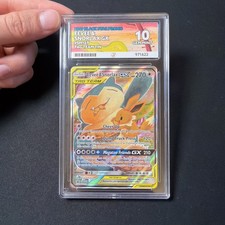 Eevee & Snorlax Gx SM169 ACE 10 - PERFECT SUB GRADES picture
