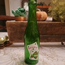 Very Rare Natural Set Up Embossed ACL Belleville Il Soda Bottle Hires Bottling picture