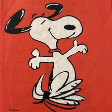 Vintage Snoopy Peanuts Charlie Brown Hallmark Advertising Paper Bag Alfred NY picture