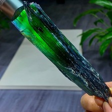 76G Natural Vivianite ludlamite Quartz Crystal Mineral Samples /Brazil picture