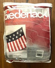 Vintage Biederlack Stars & Stripes Blanket, New In Package, Unopened. picture
