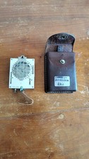 Vintage Swiss Army Artillery Compass Sitometer Büchi Bern Military Leather Case picture