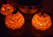 Halloween Pumpkin Lights, Jack-O-Lanterns, E12 Lights picture