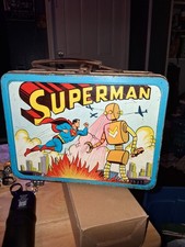 1954 Adco Superman Metal Lunchbox 