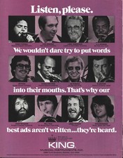 1977 King Musical Instruments Orchestra Jazz Musicians - Vintage Ad picture