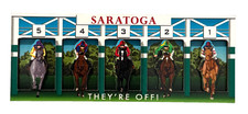 Saratoga Racetrack They’re Off Horse Racing Magnet New York Magnet picture