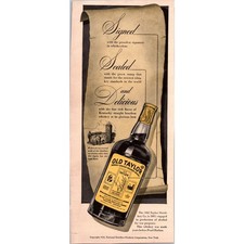 National Distillers Products Corporation Old Taylor NY 1940s WWII Era Ad SV28-3 picture