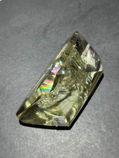 246g Natural Rainbow Citrine Quartz Freeform Energy Crystal Reiki Decor picture
