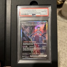 Pokémon TCG Destined Rivals Team Rocket’s Mewtwo ex 231/182 SIR PSA 10 picture