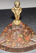 Rare End Of Day German Bakelite Ashtray DAKA-WARE Harry Davies Mold Chicago IL. picture