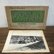 WWI 1918 Battle of Marne Chateau-Thierry French Souvenir Postcards Album 17/18 picture