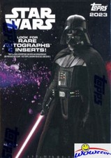 2023 Topps Star Wars FLAGSHIP EXCLUSIVE Factory Sealed Blaster Box-GOLD PARALLEL picture