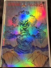 *RARE* Eddie Nunez -Negative FOIL Monkey D. Luffy RAIN- Special Sig 1 Of 1 COA picture