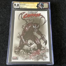 WEB OF CARNAGE 1 CGC 9.8 SS GABRIELLE DELL'OTTO EXCLUSIVE VARIANT Custom Label. picture