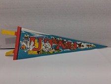 Vintage Utah Pennant 14-1/2 inch long picture