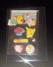 1 RARE SET 1999 Korean Pokémon Stickers Vintage Brand New Sealed Cute Pikachu picture