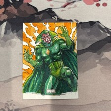 2026 Topps Chrome Marvel 1/1 Sketch Card Vision Artist Auto Larry Santiago picture