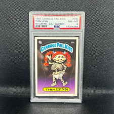 Topps Garbage Pail Kids 1985 Stickers Thin Lynn #29b Glossy PSA 8 Cert 47304286 picture