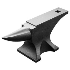 Single Horn Anvil 110 lbs Cast Steel Anvil Round Horn Anvil for Blacksmiths picture