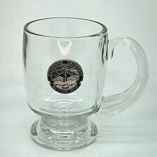 Pepperdine University Alumni Heavy Footed Glass Stein Mug Pewter 1937 Seal Logo picture
